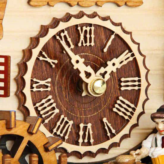 Replacement 'Trenkle Uhren' cuckoo clock hands (lightwood colour